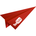 Origami,Paper plane,Youtube,Social media,Video,Red